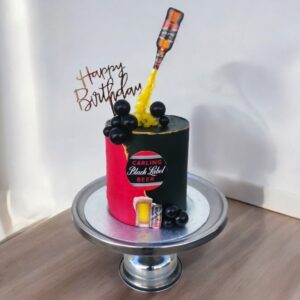 Black label cake