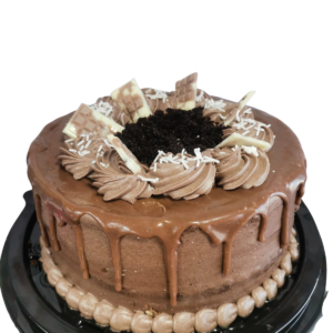 Semi-naked chocolate cake